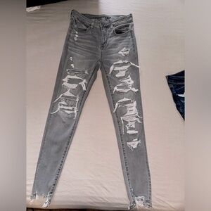 Grey American Eagle Jegging